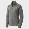 Women's Heather Microfleece Full Zip Jacket Thumbnail