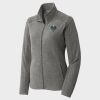 Women's Heather Microfleece Full Zip Jacket Thumbnail