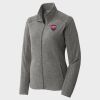 Women's Heather Microfleece Full Zip Jacket Thumbnail