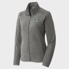 Women's Heather Microfleece Full Zip Jacket Thumbnail