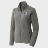 Women's Heather Microfleece Full Zip Jacket Thumbnail