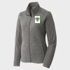 Women's Heather Microfleece Full Zip Jacket Thumbnail