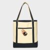 Large Cotton Canvas Tote Thumbnail