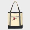 Large Cotton Canvas Tote Thumbnail