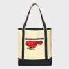 Large Cotton Canvas Tote Thumbnail