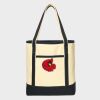 Large Cotton Canvas Tote Thumbnail