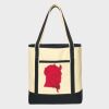Large Cotton Canvas Tote Thumbnail
