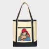 Large Cotton Canvas Tote Thumbnail