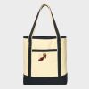 Large Cotton Canvas Tote Thumbnail