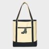 Large Cotton Canvas Tote Thumbnail