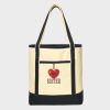 Large Cotton Canvas Tote Thumbnail