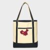 Large Cotton Canvas Tote Thumbnail