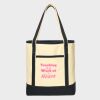 Large Cotton Canvas Tote Thumbnail