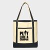 Large Cotton Canvas Tote Thumbnail