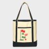 Large Cotton Canvas Tote Thumbnail