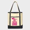Large Cotton Canvas Tote Thumbnail