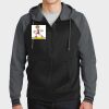 Sport Wick ® Varsity Fleece Full Zip Hooded Jacket Thumbnail