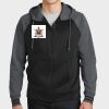 Sport Wick ® Varsity Fleece Full Zip Hooded Jacket Thumbnail