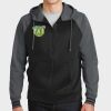 Sport Wick ® Varsity Fleece Full Zip Hooded Jacket Thumbnail