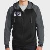 Sport Wick ® Varsity Fleece Full Zip Hooded Jacket Thumbnail