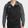Sport Wick ® Varsity Fleece Full Zip Hooded Jacket Thumbnail