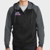 Sport Wick ® Varsity Fleece Full Zip Hooded Jacket Thumbnail