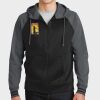 Sport Wick ® Varsity Fleece Full Zip Hooded Jacket Thumbnail