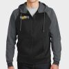 Sport Wick ® Varsity Fleece Full Zip Hooded Jacket Thumbnail