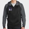 Sport Wick ® Varsity Fleece Full Zip Hooded Jacket Thumbnail
