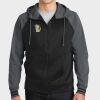 Sport Wick ® Varsity Fleece Full Zip Hooded Jacket Thumbnail