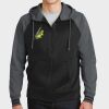 Sport Wick ® Varsity Fleece Full Zip Hooded Jacket Thumbnail