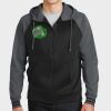 Sport Wick ® Varsity Fleece Full Zip Hooded Jacket Thumbnail