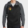 Sport Wick ® Varsity Fleece Full Zip Hooded Jacket Thumbnail