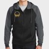 Sport Wick ® Varsity Fleece Full Zip Hooded Jacket Thumbnail