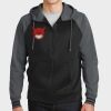 Sport Wick ® Varsity Fleece Full Zip Hooded Jacket Thumbnail