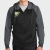 Sport Wick ® Varsity Fleece Full Zip Hooded Jacket Thumbnail