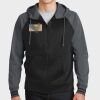 Sport Wick ® Varsity Fleece Full Zip Hooded Jacket Thumbnail