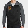 Sport Wick ® Varsity Fleece Full Zip Hooded Jacket Thumbnail