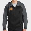 Sport Wick ® Varsity Fleece Full Zip Hooded Jacket Thumbnail
