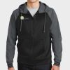 Sport Wick ® Varsity Fleece Full Zip Hooded Jacket Thumbnail