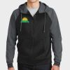 Sport Wick ® Varsity Fleece Full Zip Hooded Jacket Thumbnail