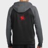 Sport Wick ® Varsity Fleece Full Zip Hooded Jacket Thumbnail