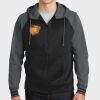 Sport Wick ® Varsity Fleece Full Zip Hooded Jacket Thumbnail