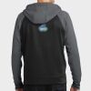 Sport Wick ® Varsity Fleece Full Zip Hooded Jacket Thumbnail