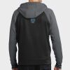 Sport Wick ® Varsity Fleece Full Zip Hooded Jacket Thumbnail