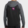 Sport Wick ® Varsity Fleece Full Zip Hooded Jacket Thumbnail