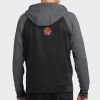 Sport Wick ® Varsity Fleece Full Zip Hooded Jacket Thumbnail