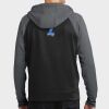 Sport Wick ® Varsity Fleece Full Zip Hooded Jacket Thumbnail