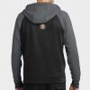 Sport Wick ® Varsity Fleece Full Zip Hooded Jacket Thumbnail