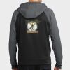 Sport Wick ® Varsity Fleece Full Zip Hooded Jacket Thumbnail
